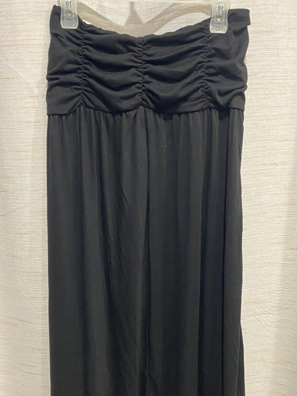 Herbatomia Long Skirt With Pockets Black Large Womens (279)